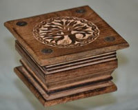 6x6" Tree of Life Square Box (No Latch)