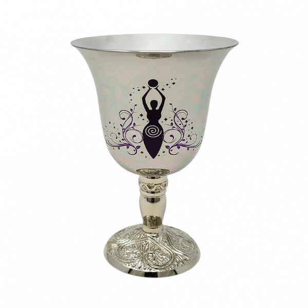 4.75" Stainless Steel Goddess Chalice