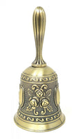 Floral Altar Bell, Bronze