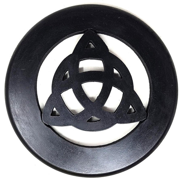 12" Wooden Triquetra Altar Tile