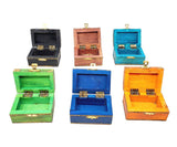 Assorted Small Colored Inlaid Chests