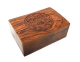 Carved Wooden Box 4x6"