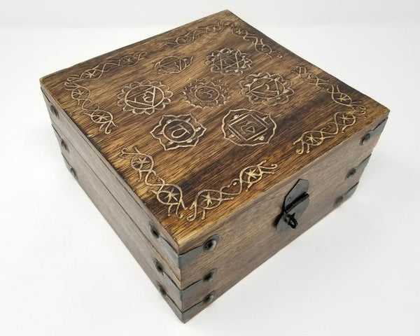 7 Chakra Wooden Box