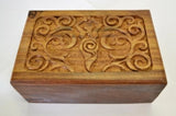 Carved Wooden Box 4x6"
